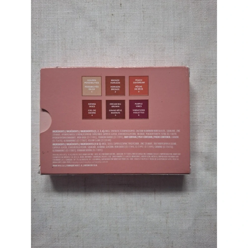 MARY‎ KAY WARM HUES EYE SHADOW PALETTE NIB LIMITED EDITION